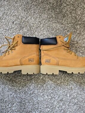 Timberland PRO Sawhorse 6" Composite Safety Toe Work Boots Wheat